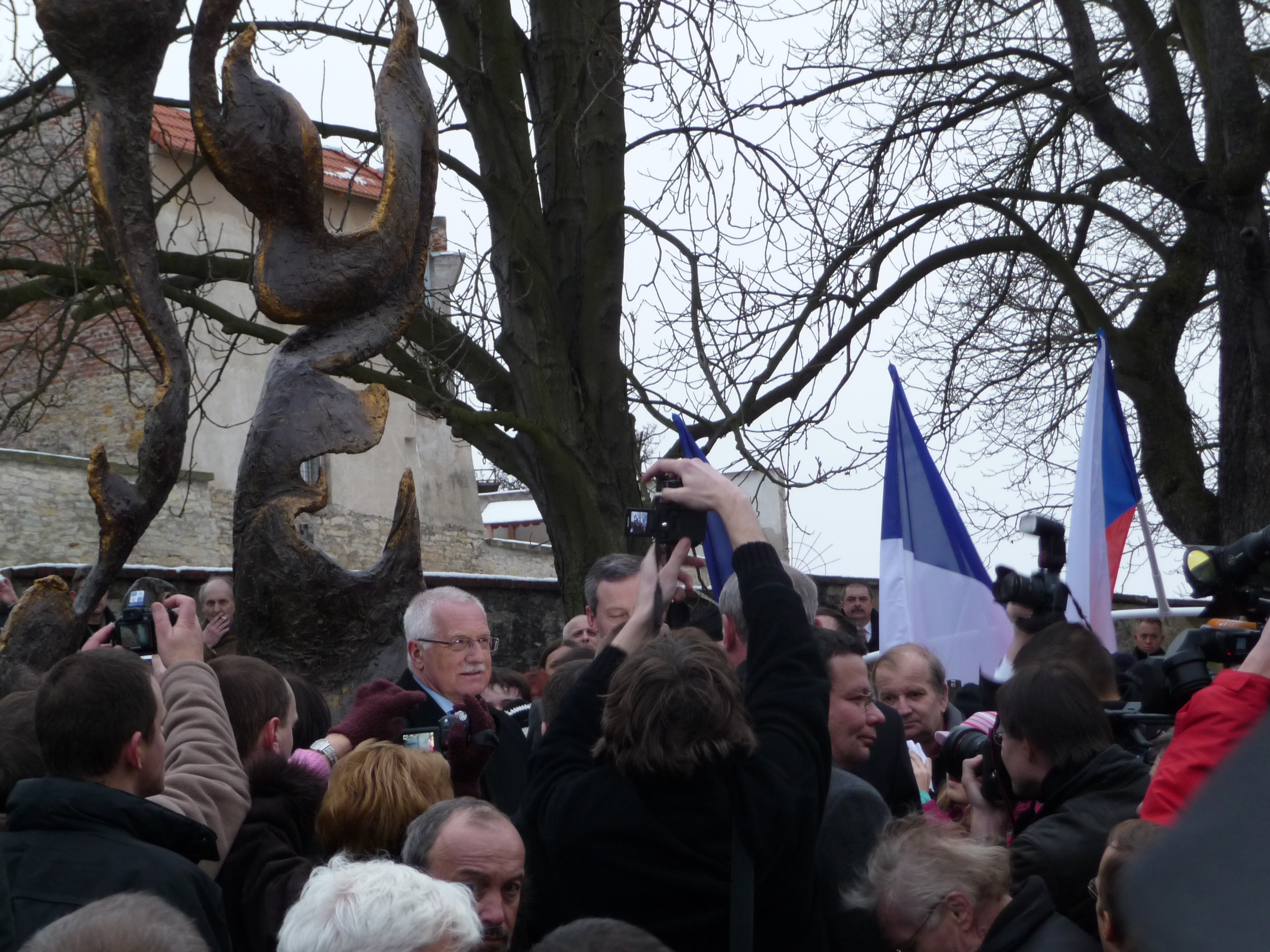 Palach-Statue in Mělník (Foto: Carlos Ferrer)