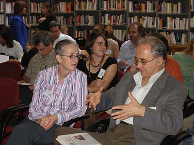 Barbara Falk and Gabriel Andreescu, photo: Linda Mastalir