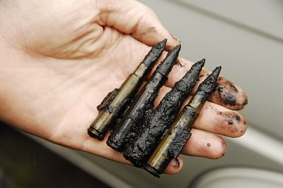 Gefundene Munition (Foto: Khalil Baalbaki)