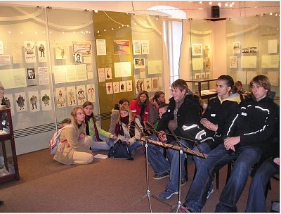 School children visiting Terezin
