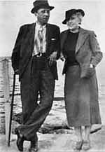 Karel Čapek avec Olga Scheinpflugová