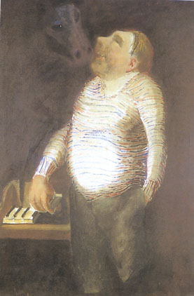 Vitezslav Nezval von Josef Sima