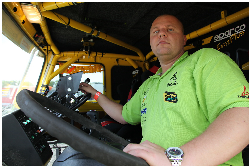 Lkw-Pilot Marek Spáčil