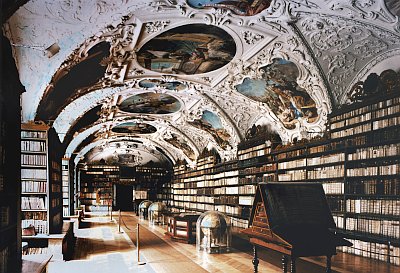 La salle de philosophie au monastère de Strahov, photo: CzechTourism