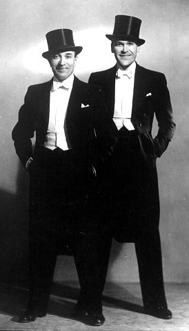Joe Jarský et Oldřich Michálek, vers 1946