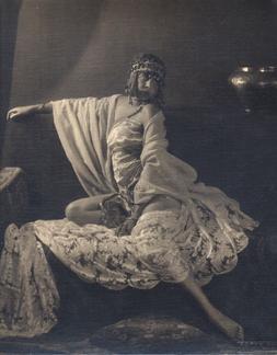 Retrato de la bailarina Ervina Kupferová