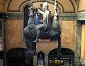 St Wenceslas’s equestrian statue by David Černý, Lucerna archway in Prague