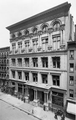Bohemian National Hall, around 1901, photo: Museum of the City of New York