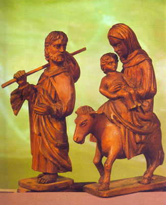 Proboštův betlém v Třebechovicích - detail