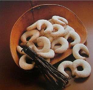 Medias lunas de vainilla 