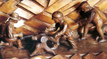 detail Třebechovického betléma
