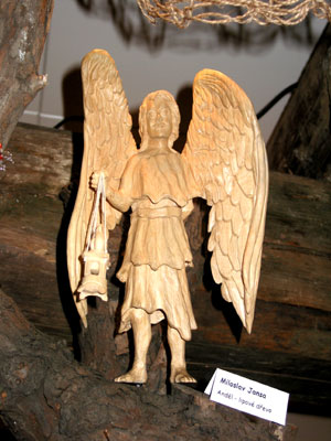 Angel made of wood