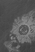 Gerty Cori crater on Venus