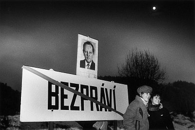 Obec Bezpráví, 9.12.1989, foto: Jan Jindra