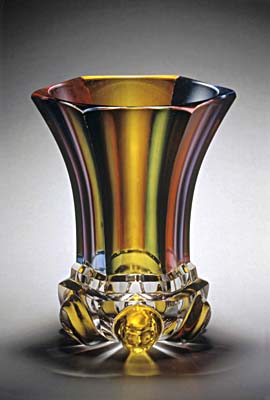 Verre irisé, vers 1835