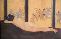 Ян Летцел, «Лежащая японка», 1915-1917, частное собрание