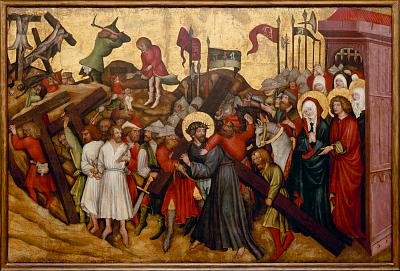 Carrying the Cross from the Rajhrad altarpiece, photo: Libor Teply
