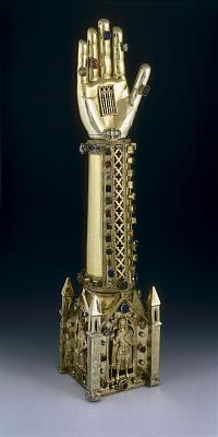 Arm reliquary of St. George, photo: Prague Castle