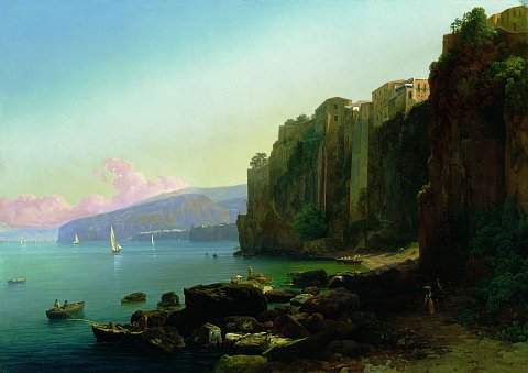 Thomas Ender: Der Golf von Sorrent