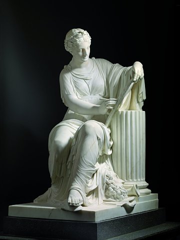 Franz Anton Zauner: Sitzstatue der Klio