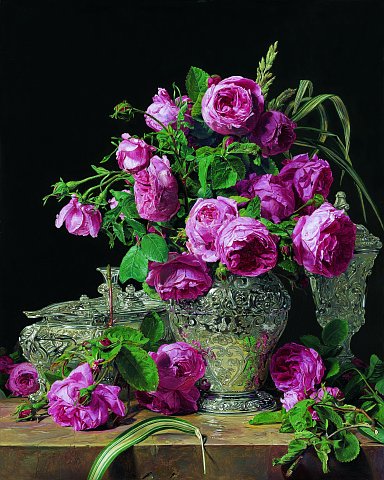 Ferdinand Georg Waldmüller: Rosen