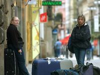 Touristes quittent Prague, photo: CTK