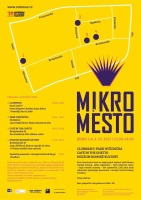 Pozvánka na literární akci Mikroměsto (Zdroj: Muzeum romské kultury)