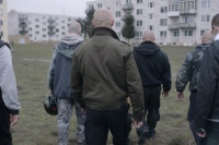 Marek se svými neonacistickými přáteli (Foto: www.mirafox.sk)