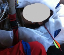Martin Hospodi smrtelně zraněný střelbou z kuše (Foto: Územní středisko záchranné služby Moravskoslezského kraje)