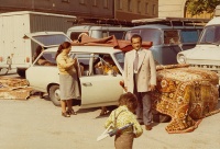 Obchodování s koberci, kolem roku 1970 (Foto: Muzeum města Vídně)