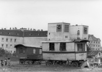 Záchytný tábor Hellerwiese, 1940/41 (Fotografie: Spolkový archiv, obraz č. 146-1987-108-18, Zdroj: Wien Museum)