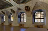 Instalace Woo-ri v refektáři dominikánského kláštera  u sv. Jiljí v Praze (Foto: Petr Neubert)