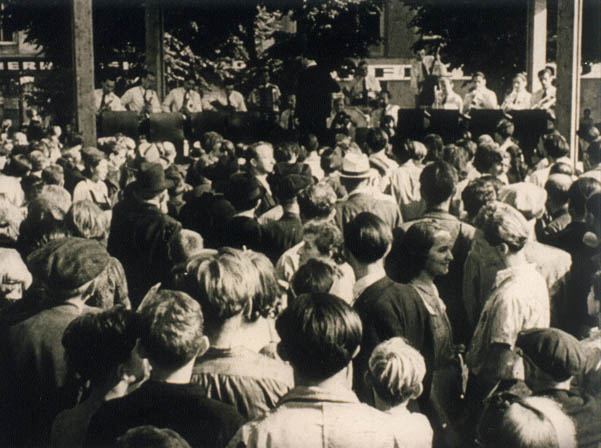 Le groupe de swing à Terezín, photo: Archives Jad Vašem