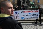 Demonstrace nacionalistické Národní strany (Foto: ČTK)