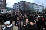 V Ústí nad Labem se 18. dubna sešli příznivci extremistické organizace Autonomní nacionalisté (Foto: ČTK)