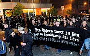 V Ústí nad Labem se 18. dubna konal pochod svolaný extremistickou organizací Autonomní nacionalisté (Foto: ČTK)