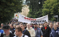Demonstration in Varnsdorf, September 17, 2011, photo: CTK