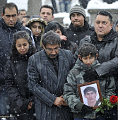 The funeral of the 22-year old victim, photo: CTK