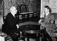 Emil Hácha et Adolf Hitler
