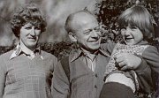 Jana avec ses parents Zdenka et Jiří en 1979