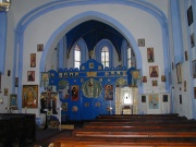 Interiér pravoslavného kostela v Rokycanech (Foto: J. Šustová)