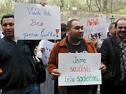 Demonstrace Romů proti Jiřímu Čunkovi