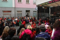 Taneční vystoupení dětí z kroužku Hany Bandyové na festivalu Otevřená ulice v Sokolově (Foto: Jana Šustová)