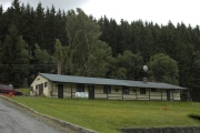 Dům na území bývalého tábora v Hodoníně u Kunštátu