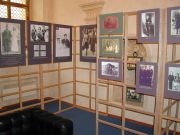 Exhibit of photographs in the foyer of the Czech Senate