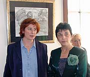 Katalin Kállai (vpravo) s tlumočnicí