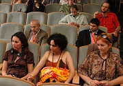 Pavel Koller (2. řada vpravo) na semináři Romové a média (Foto: J. Šustová)