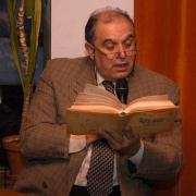 Gejza Horváth čte z knihy Čalo voďi (Foto: Jana Šustová)