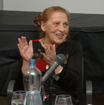 Ceija Stojka na prezentaci své knihy v Praze (Foto: Jana Šustová)