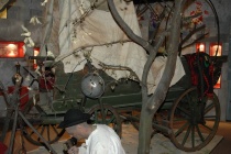 Kočovný vůz v expozici Muzea romské kultury (Foto: Jana Šustová)
